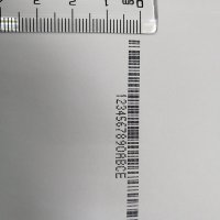喷印实例Normal，code128，7点条码+7点字母